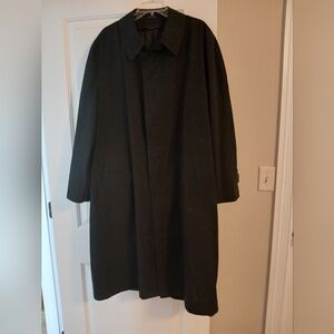 Men's Classic Black Trench Coat